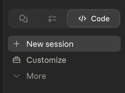 Customize in the sidebar