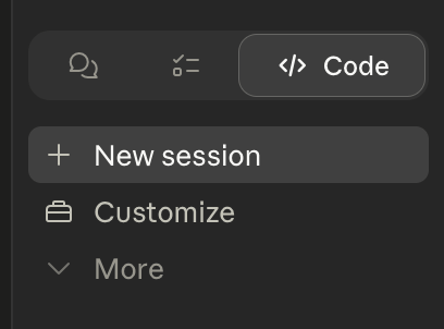 Customize in the sidebar